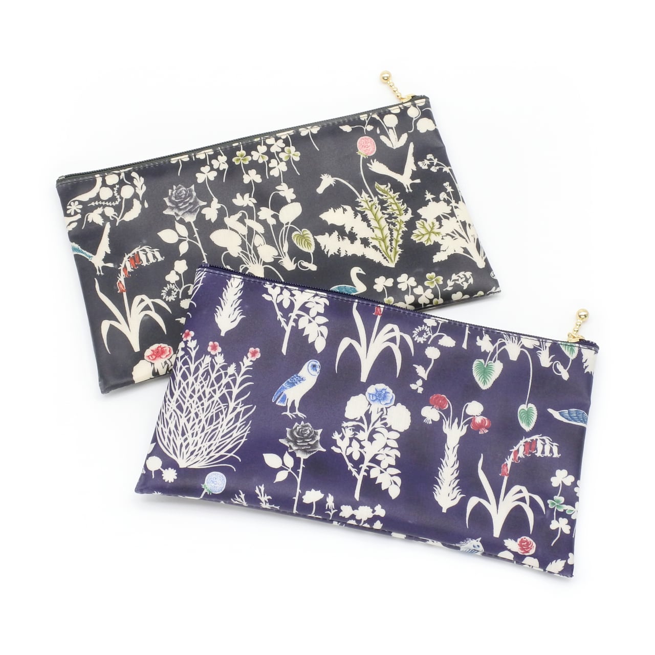 ラミネート フラットポーチ L | Lovely｜リバティのポーチと布小物