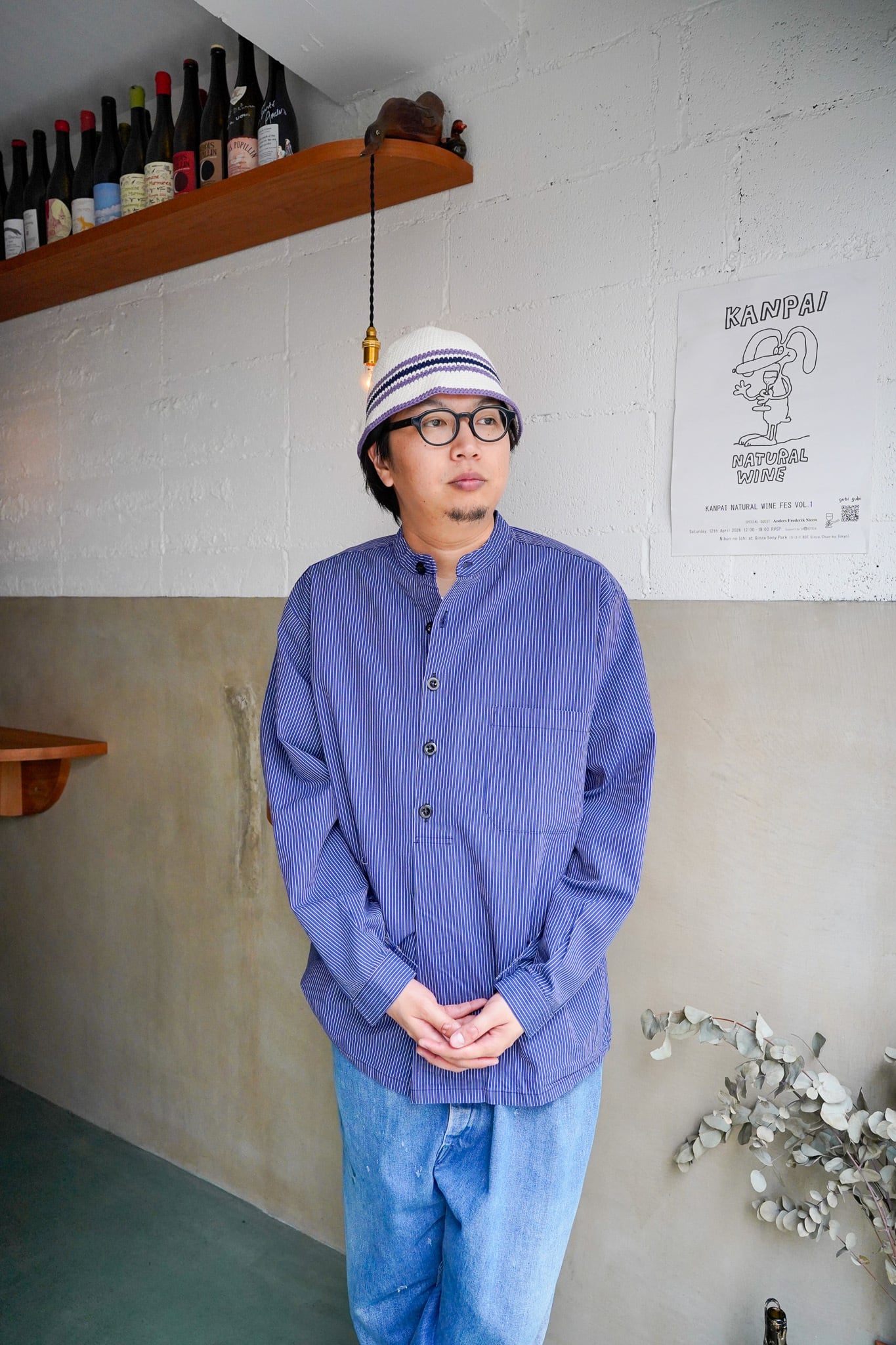【1970s】"Modas' verman Fisherman Shirt / 6-147