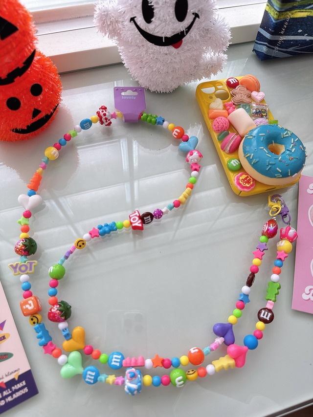 【送料無料】スマホストラップ♡E-154