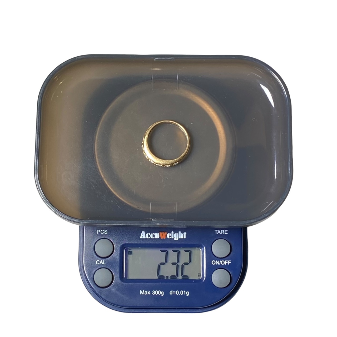 vintage CELINE 18ct gold 7P Diamonds ring