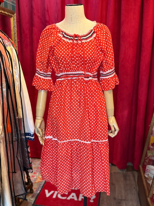 英国70’ｓ Vintage　ワンピース