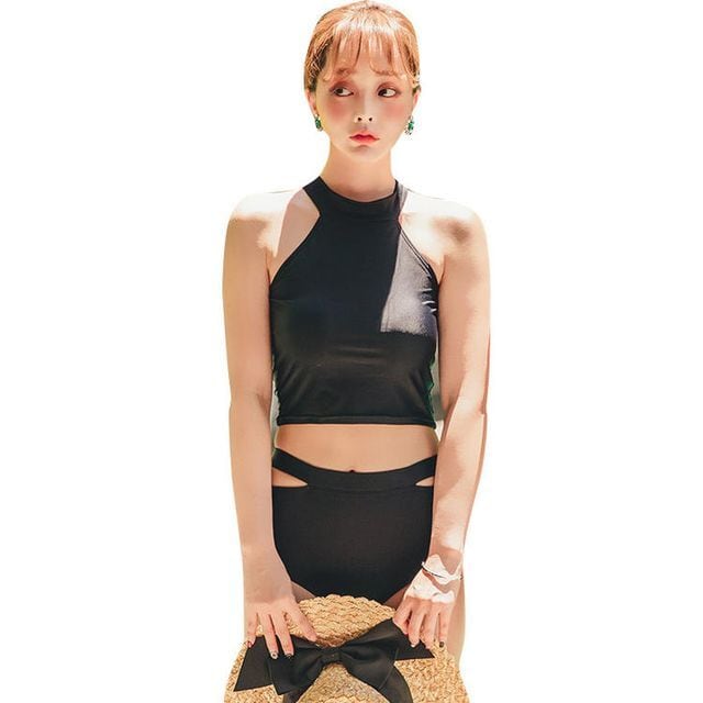 水着 レディース ビキニ ハイネック ホルターネック ハイウエスト