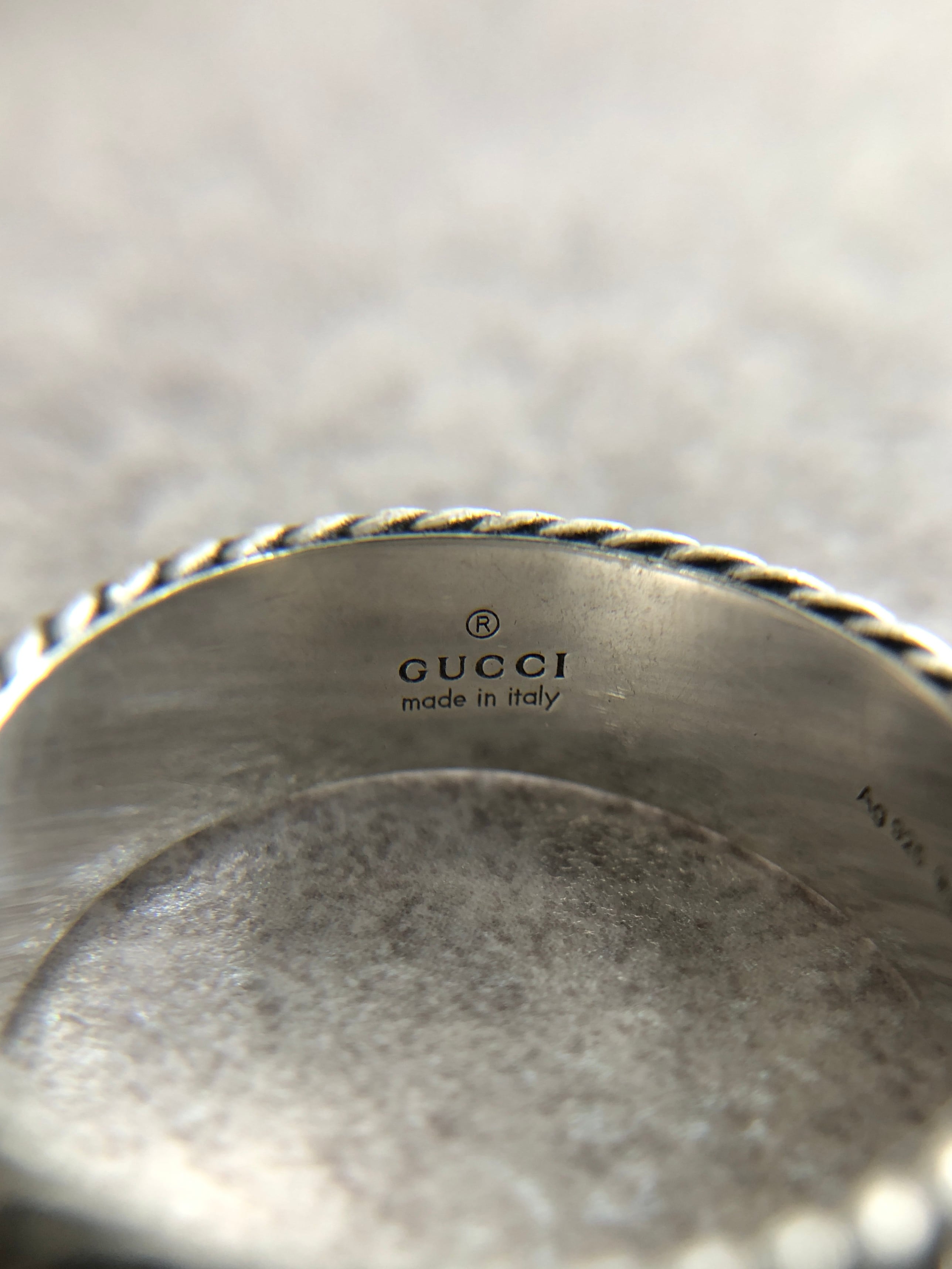 GUCCI グッチ 指輪 シルバー GG 925 vintage ヴィンテージ オールド