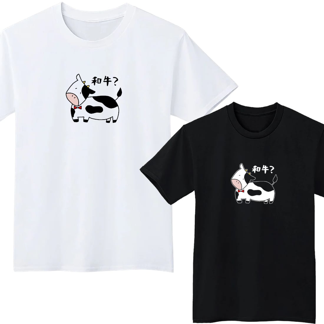ヒョウ柄 トラ Tシャツ (1) 半袖 白 黒 動物 大阪名物 なんでやねん