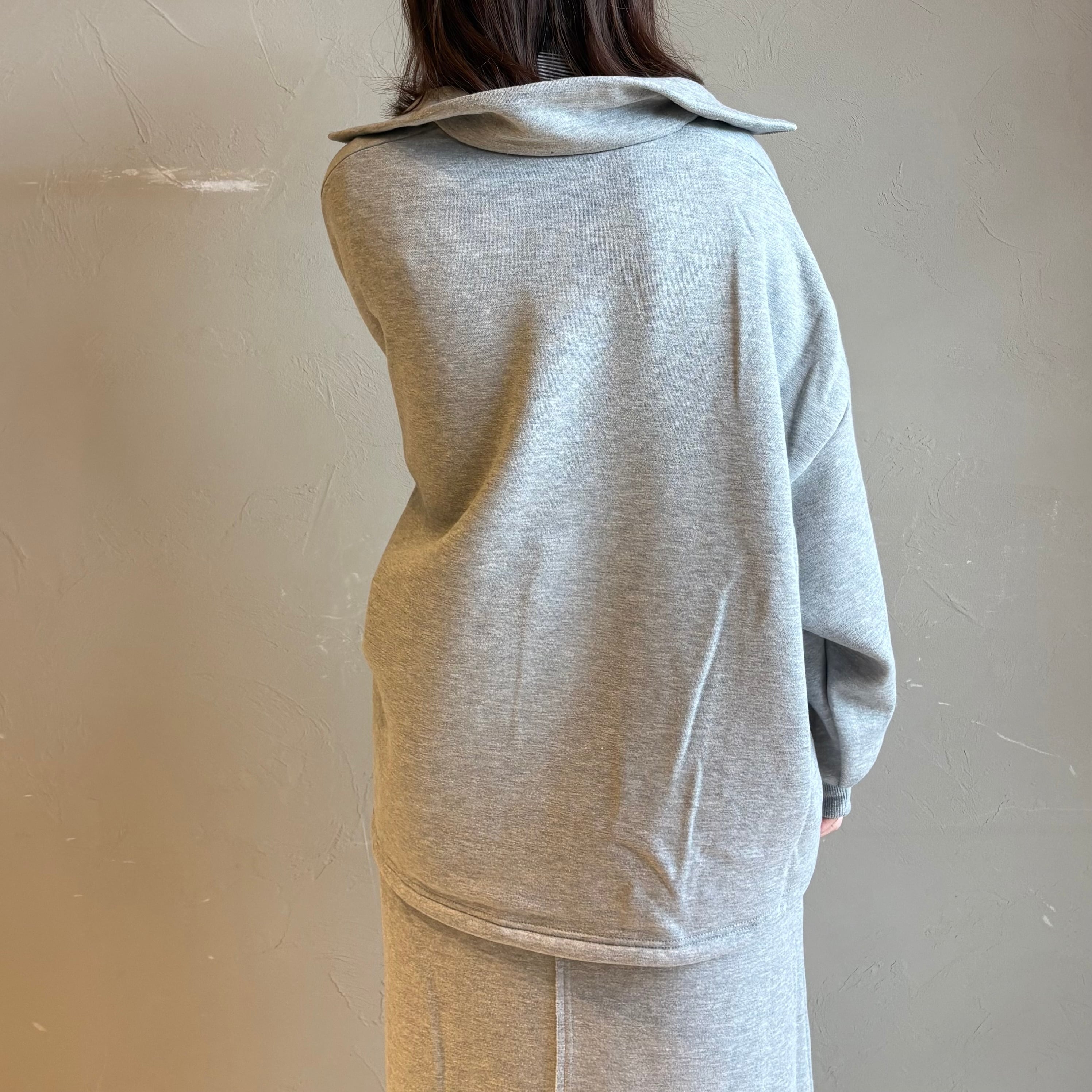 CLOCHE 】 裏起毛ハーフジッププルオーバー | valance 福井