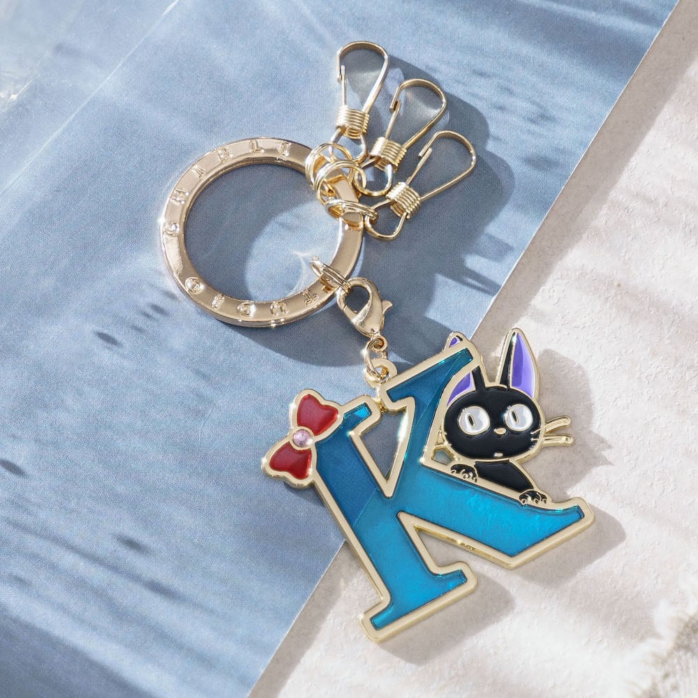 イニシャルキーホルダー♪ 魔女の宅急便 イニシャルキーホルダー / キーリング K（6590） | す