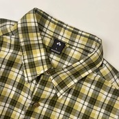 mont-bell モンベル チェック 長袖シャツ L/グリーン系 メンズ アウトドア #1114103