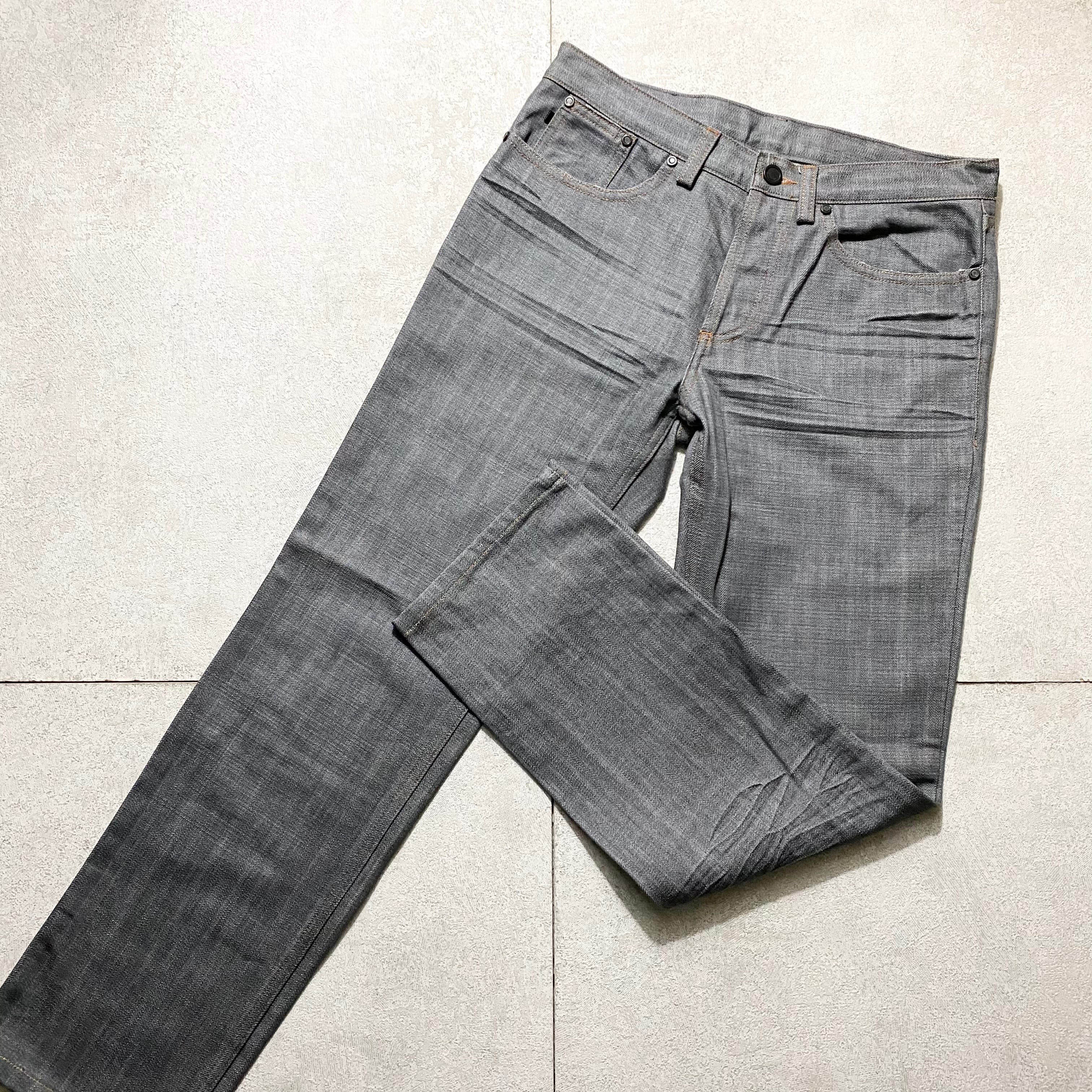 【美品】GIVENCHY ダメージ加工デニムパンツ ブラック・グレー GIVENCHY gray color denim pants | NOIR ONLINE