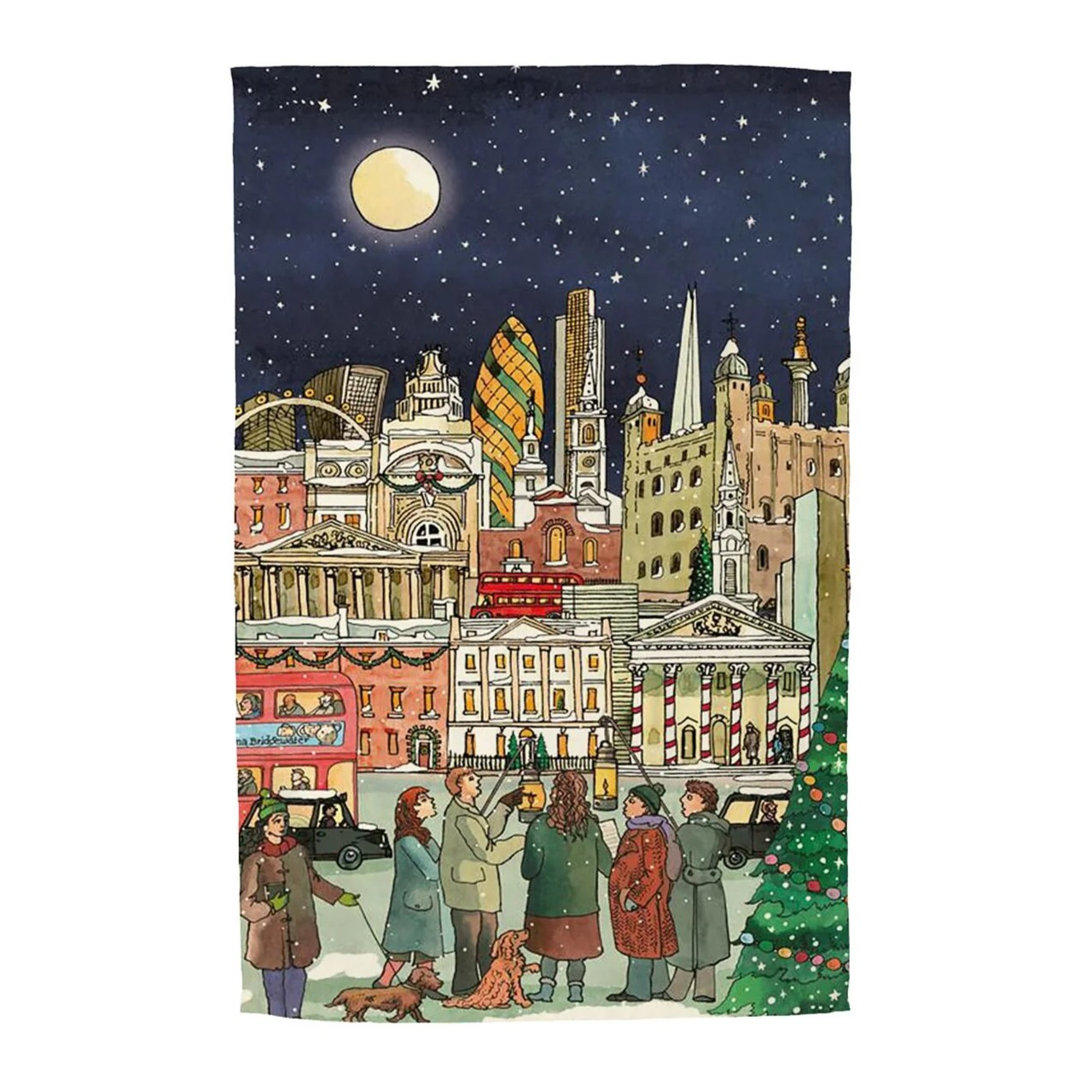 《ロンドンクリスマス》ティータオル