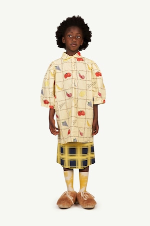 The Animals Observatory / Soft Yellow Fruits Mouse Dress