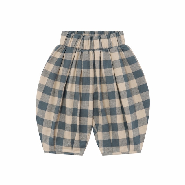 organic zoo / Fog Blue Gingham Lodge Pants