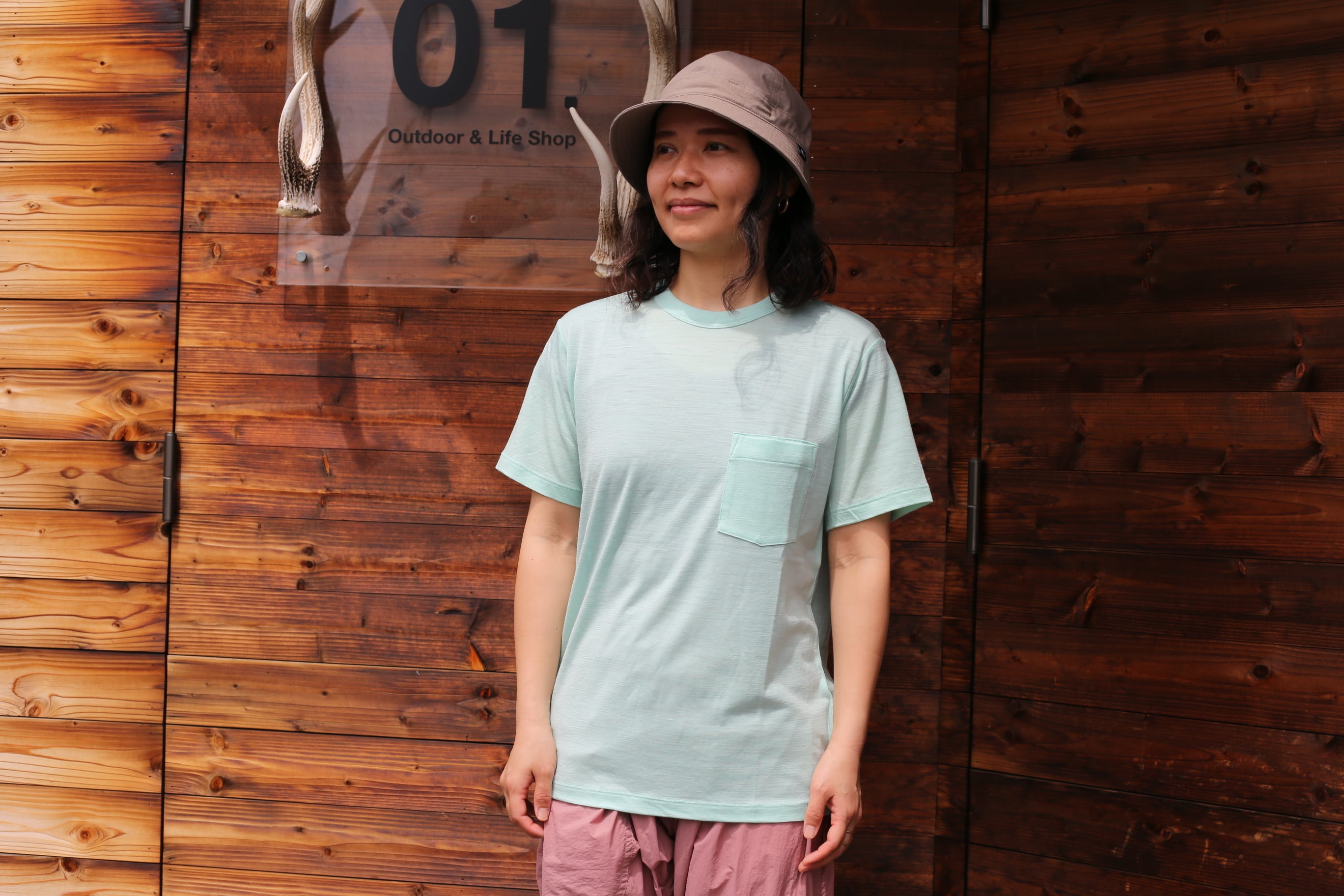 Merino 150 SS Pocket Tee【20％OFF】 | 01. Outdoor & Life Shop