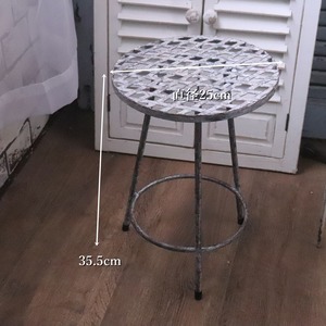 花台　フラワーメッシュスタンド　HIGHT　シャビーシック　オシャレ　置きやすい　60070