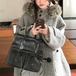 ファーフードウールタッチダッフルコート ・79004