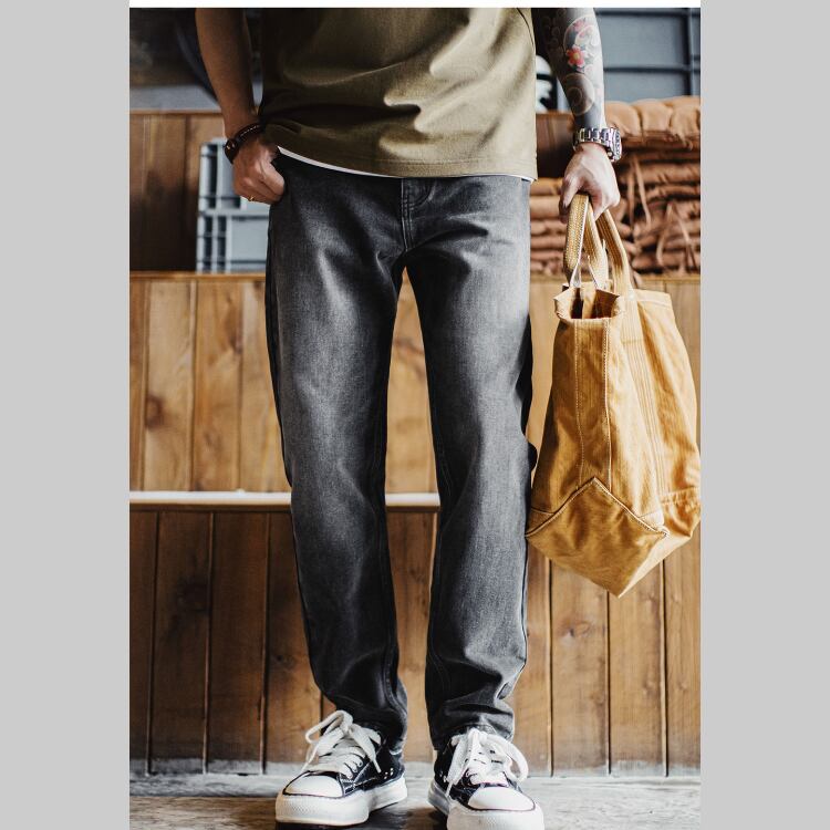 ストレートウォッシュドデニム G00180