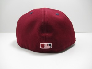 Exclusive NEW ERA 59fifty Los Angeles Dodgers　ロサンゼルス・ドジャース　CARDINAL×BLACK　「Exclusive Side Patch」