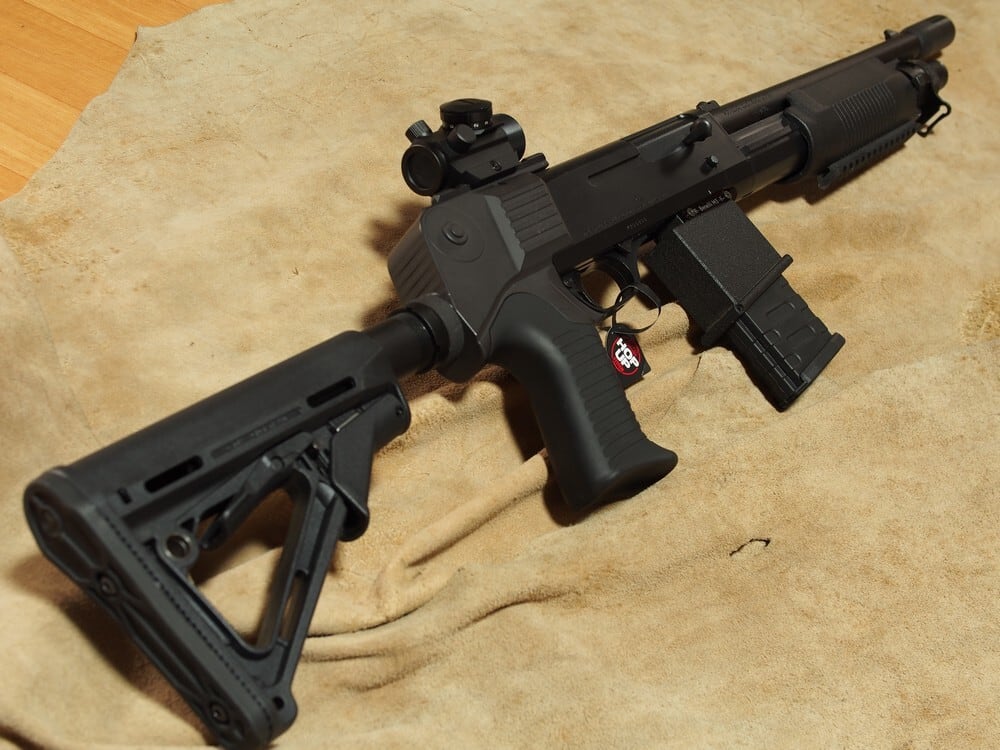 M3ショーティ用グリップ改 （マウントベース＋ストックモジュール