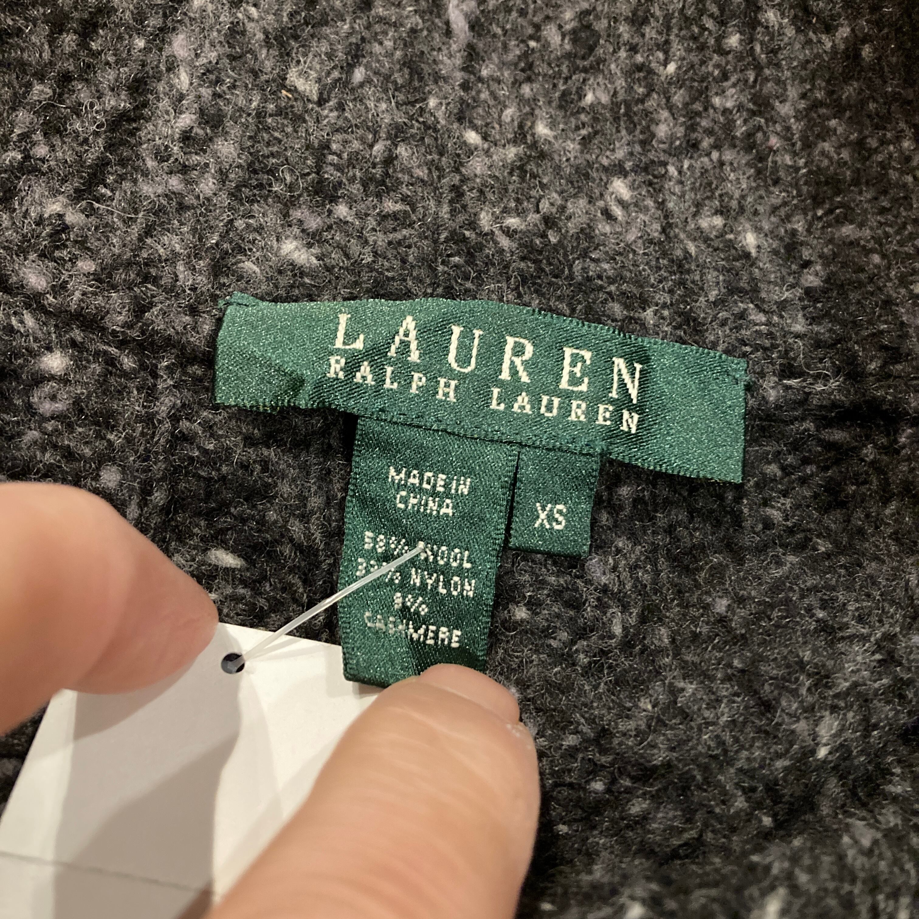 Lauren Ralph Lauren ケーブルニット ロングカーディガン XS Lauren Ralph Lauren ケーブルニット ロングカーディガン XS ラルフ