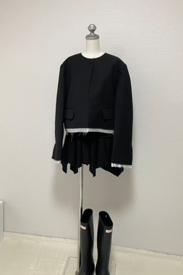 No Collar Jacket (Black) 2603-47-005