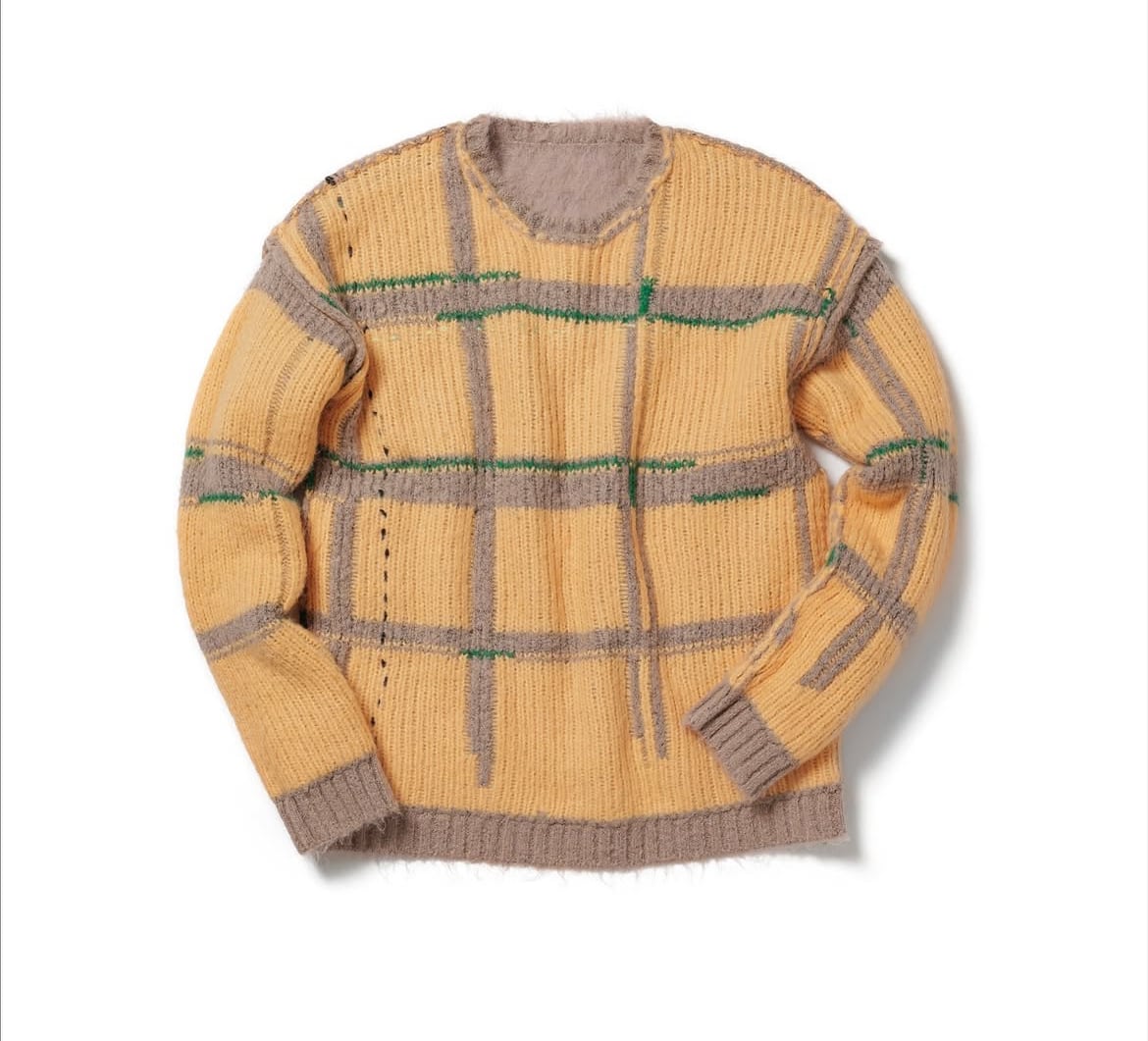 PAMM / 透明な空気のチェックニット | yocka