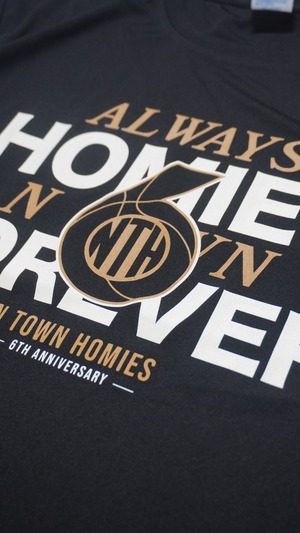 6TH ALWAYS NTH TEE color Black×Gold