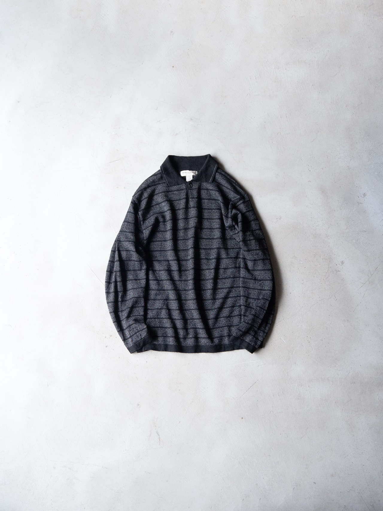 "PRONTO UOMO" '90s vintage Acrylic wool polo knit