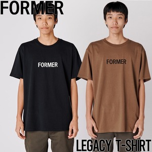 半袖TEE Tシャツ FORMER フォーマー LEGACY S/S TEE TE23101BLKL