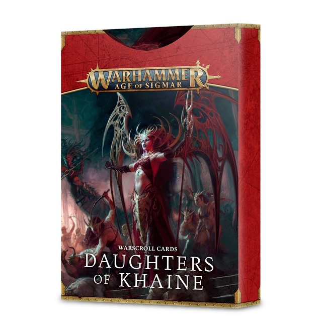 ウォースクロール・カード:ドーター・オヴ・カイン 日本語版　WARSCROLL CARDS: DAUGHTERS OF KHAINE