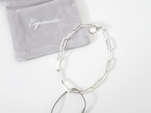 Esperanto / RECTANGLE LINK BRACELET　エスペラント / レクタングルリンクブレスレット