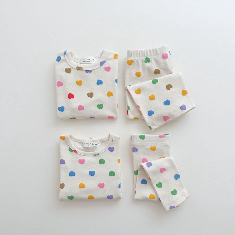 【BABY】可愛いハートセットアップ