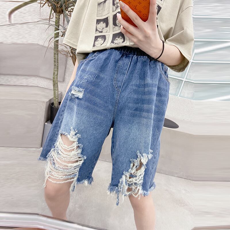 ルーズストレッチウェストパンツ ショーツ エラスティック 伸縮 大きめサイズ ブルマー ミックスインファッション58292244674