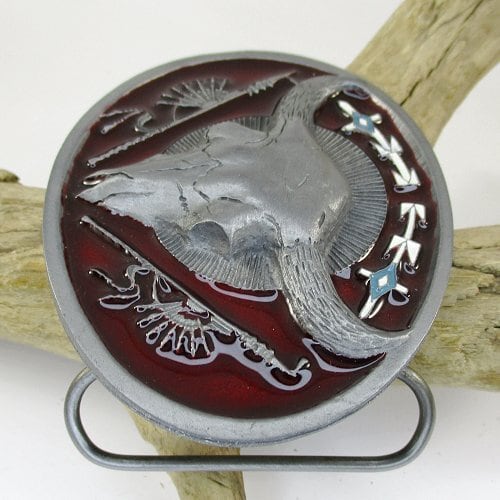 バッファロースカルモチーフ トロフィーバックル [#Buckle-TWB-006