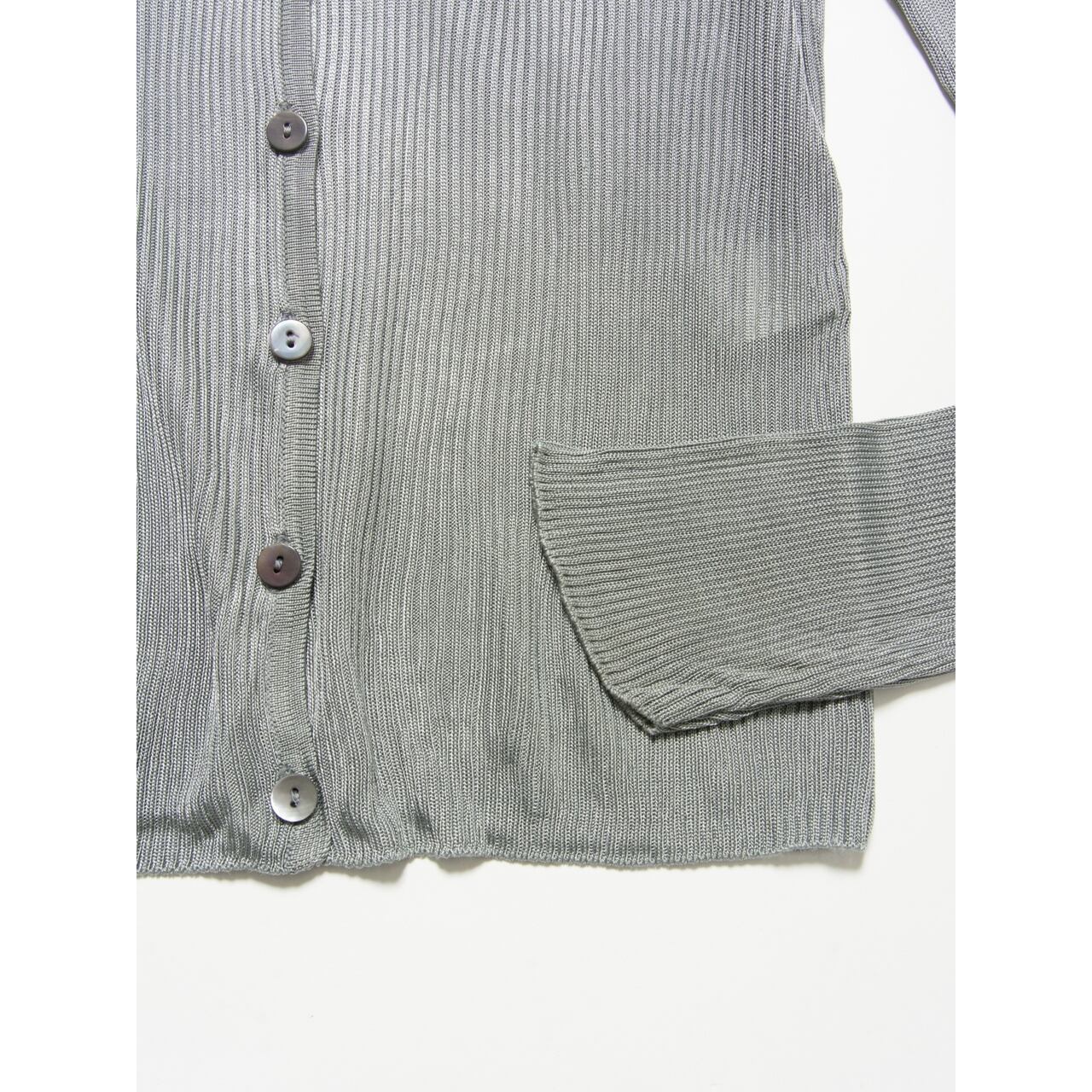 【KENZO Paris】 Made in France rib knit cardigan（フランス製 ケンゾー リブニット カーディガン 長袖）8e