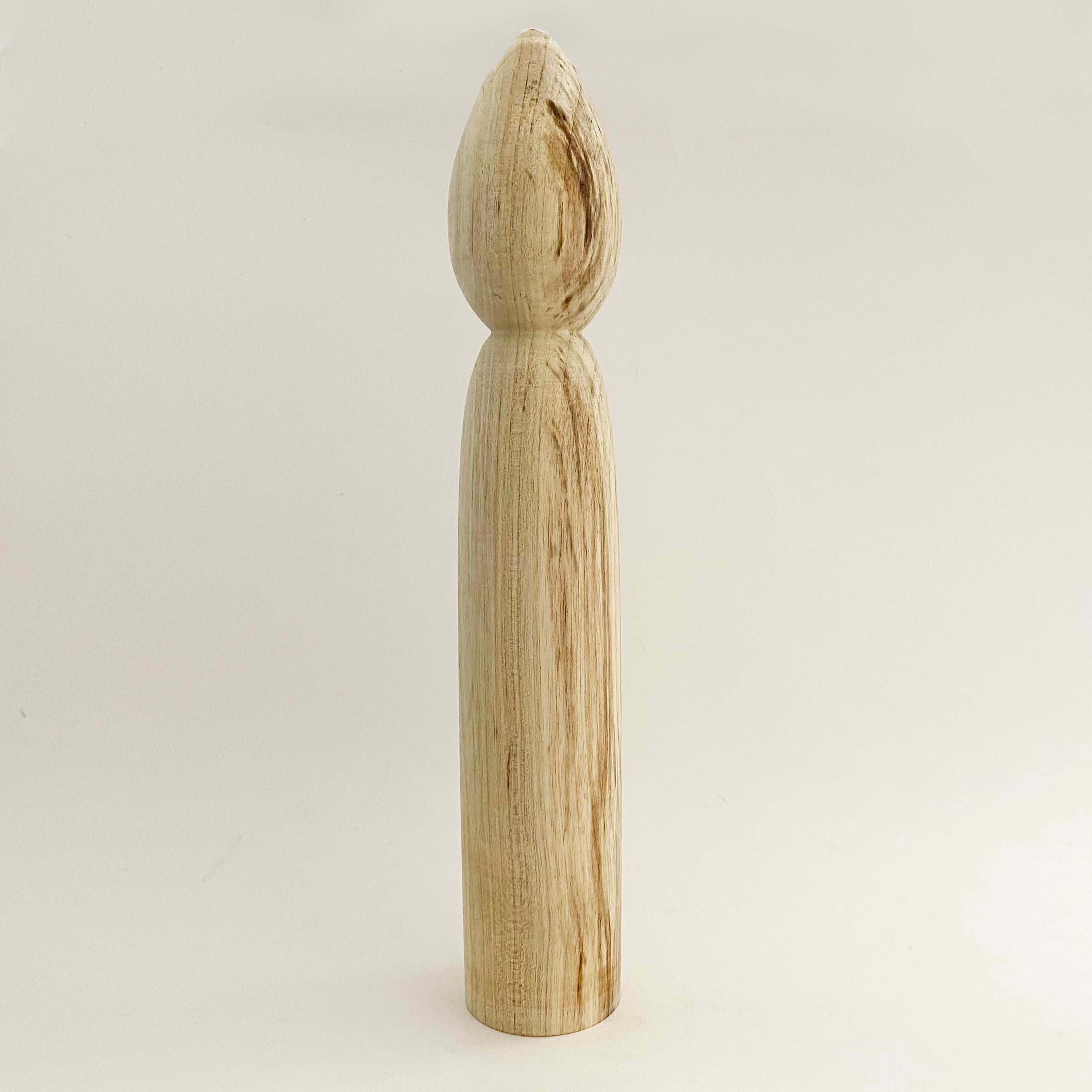 南足柄 / 森谷昭一工人 創作こけし(37cmとんがり頭 ハリキリ材)