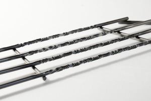 ロダン焚火台対応　ミカヅキロストル”GRACE” （ツイスト加工）　鉄無処理バージョン