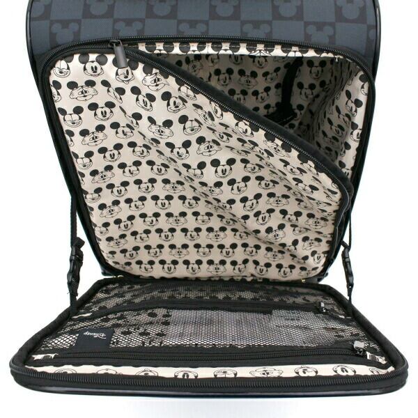 ディズニー ミッキー ソフトケース ブラック キャリーケース トラベル