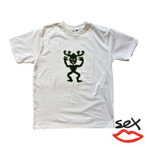 【SEX SKATEBOARDS/セックススケートボード】HEADS GUY TSHIRT Tシャツ / WHITE / 14377