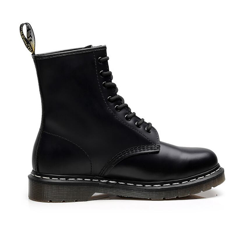 【新作】【送料無料】 滑らかなマルテンスブーツ女性本革靴ブーツ秋の本革Botasアンクルブーツ シューズ オータム 秋物 レザー 天然 10b41288507230