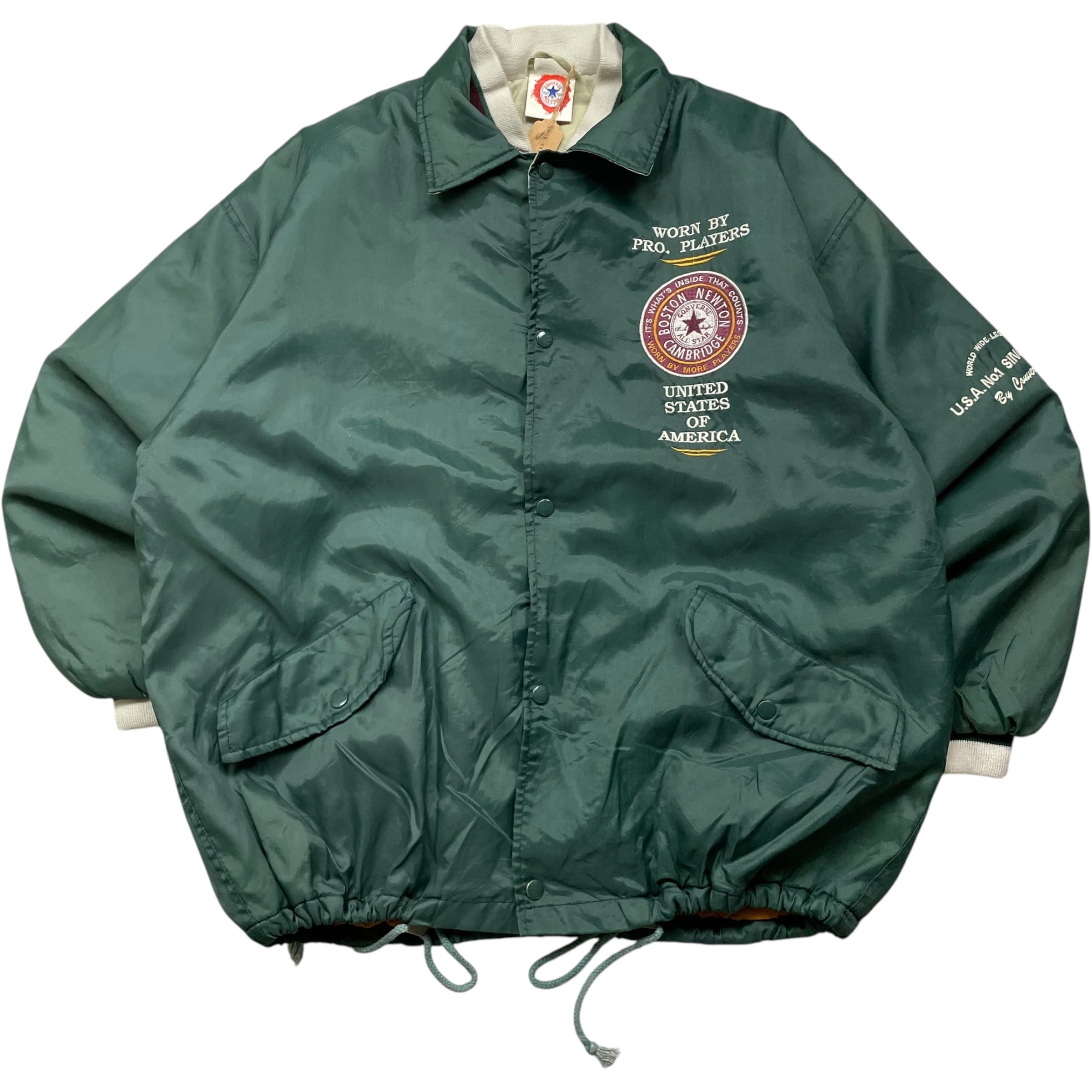 《L》 CONVERSE コンバース ナイロンジャケット ワンポイント バックプリント no.5020