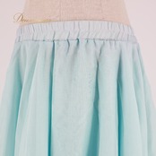 ベリーダンス 衣装 Garam garam ガラムガラム スカート オリエンタル ブルー系 無地 シンプル フリル 水色 淡い かわいい 練習 レッスン ダンス衣装 イベント ステージ おしゃれ ボリューム