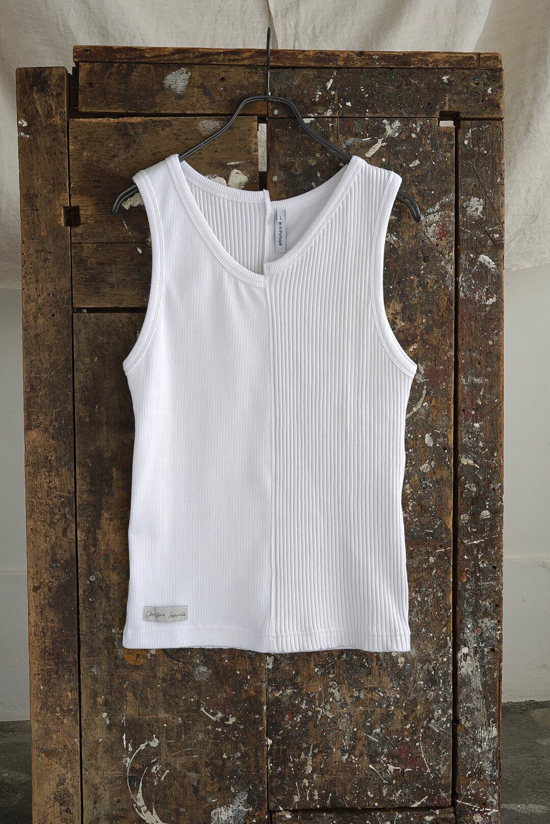 Christina Seewald】Vest Top Draped Vest top will be available soon