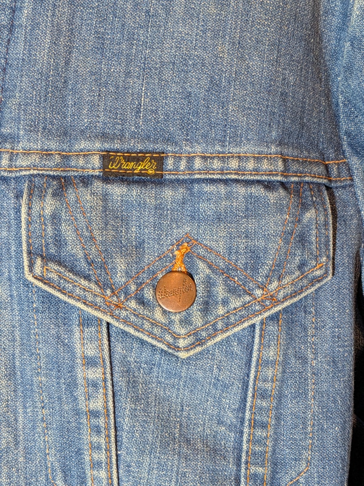 70s Wrangler 127MJ】ラングラー 127MJ デニムジャケット Gジャン 黒