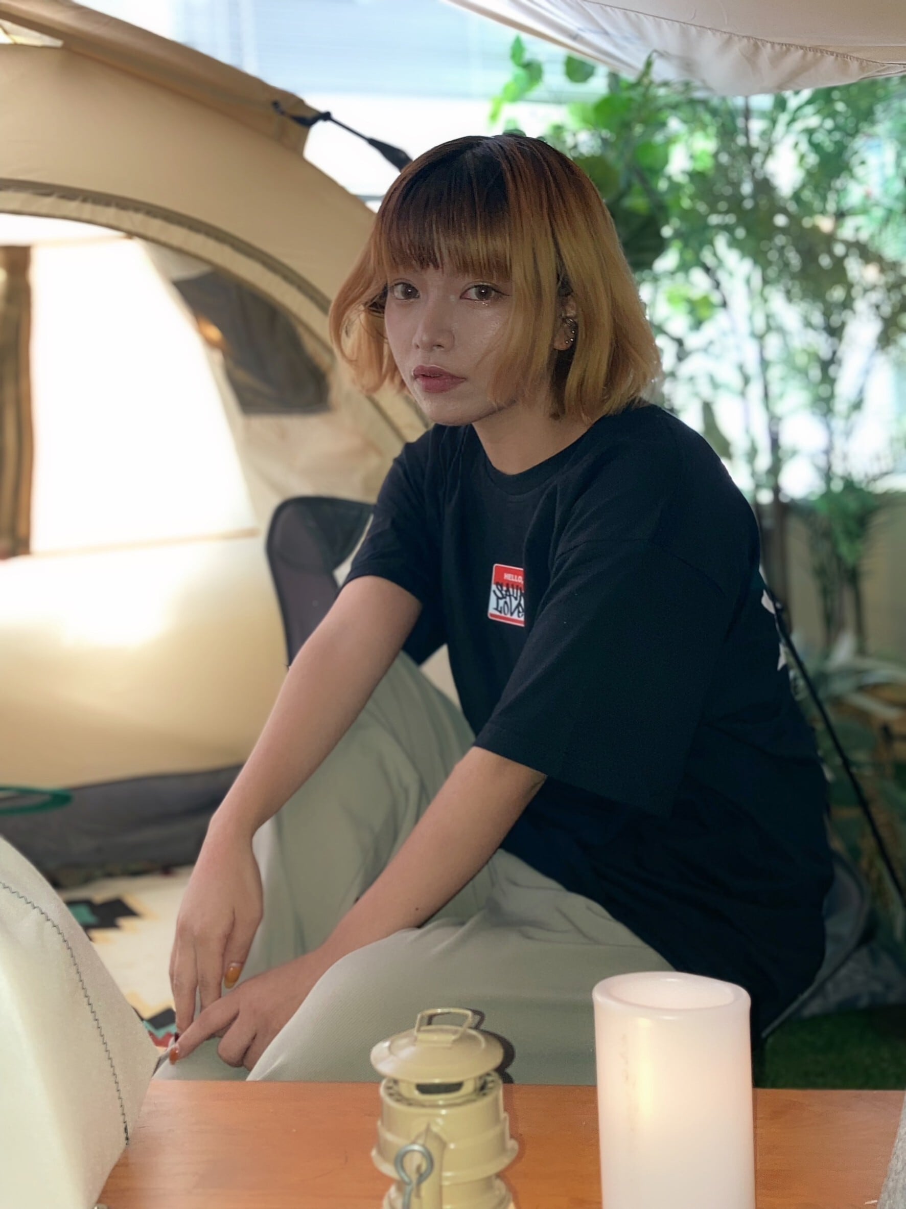 SAUNALOVER Tシャツ (ブラック)