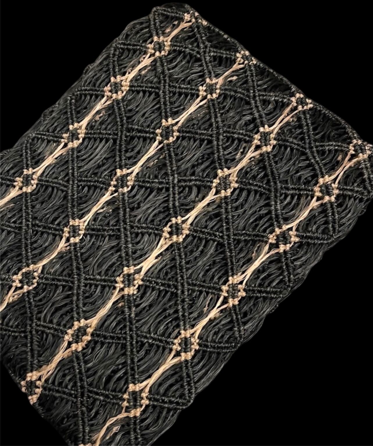 半幅帯 紫市松 誉田屋源兵衛 芭蕉(アバカ) あらわれる 