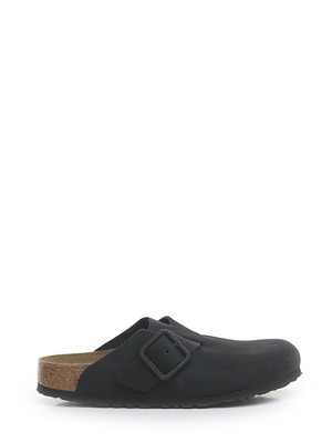BIRKENSTOCK レディース ローファー レザー・ラバー 黒