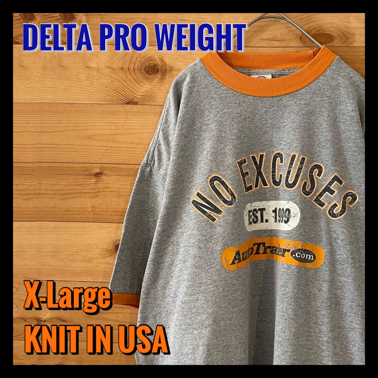 【DELTA PRO WEIGHT】アドバタイジング 企業 Tシャツ トリム リンガー