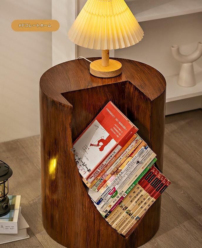 スツール 本棚 北欧 インテリア 切り株型 デザイン おしゃれ かわいい