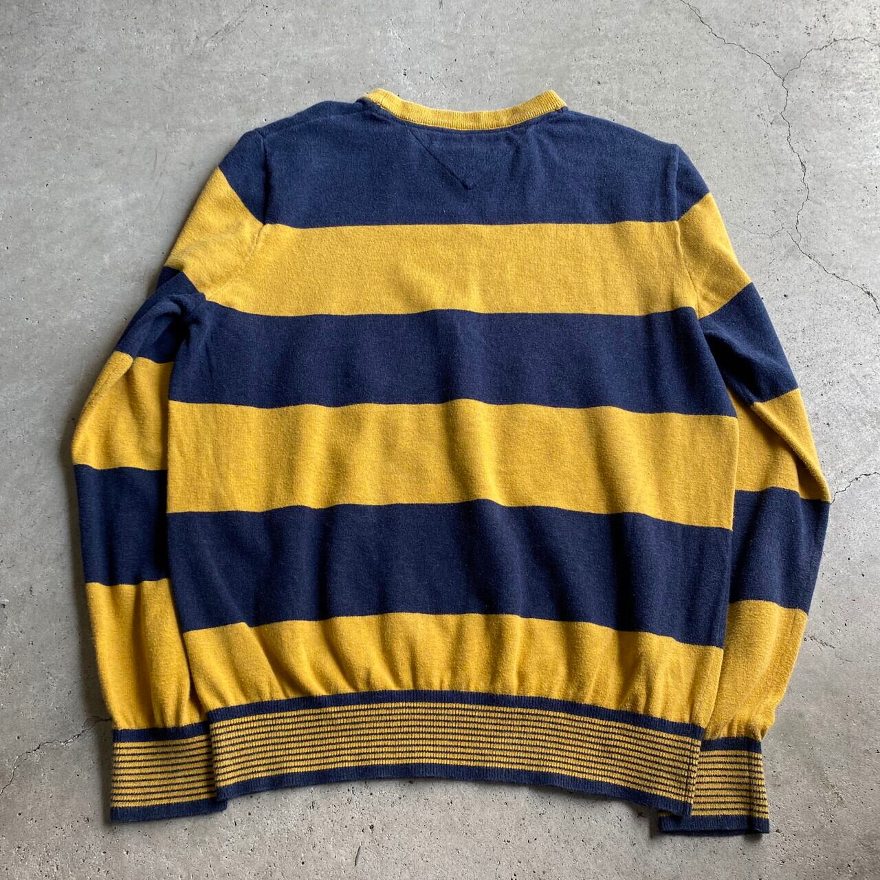 TOMMY HILFIGER トミーヒルフィガー クルーネック ボーダー コットン