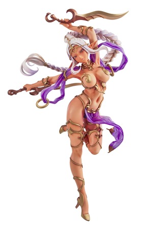 【在庫処分】ヴェルテクス・オリジナルズ ダークエルフ村 第1村人 ナティガル 1/6スケール PVC/ABS製 塗装済み 完成品 フィギュア
