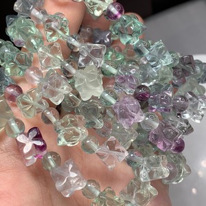 フローライトこんぺいとうブレスレット